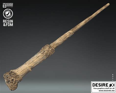 Desire Fx 3d Models Wicked Harry Potter Wand 3d Print Model