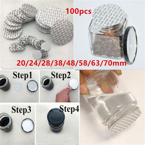 Pcs Self Adhesive Foam Press Seal Cap Liners Cosmetic Jar Bottle Pot