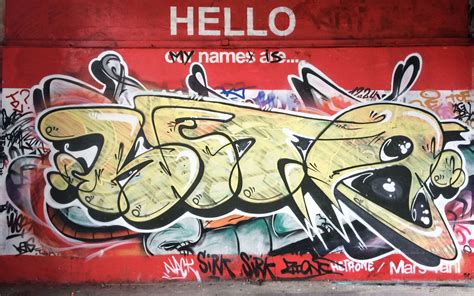 Hello my name is ... - HETA ONE - Street Art - Graffiti - Lyon