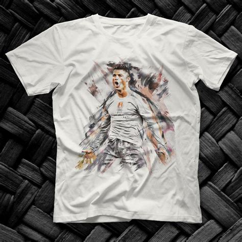 Cristiano Ronaldo White Unisex T Shirt Tees Shirts T Shirt Tee