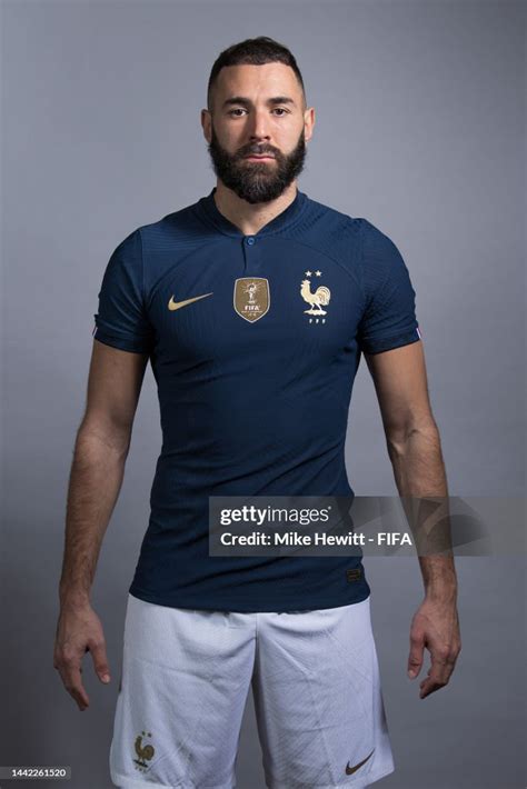 Karim Benzema Of France Poses During The Official Fifa World Cup