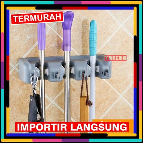 Jual Gantungan Sapu Pel Dengan Hook Slot Magic Mop Holder Jakarta