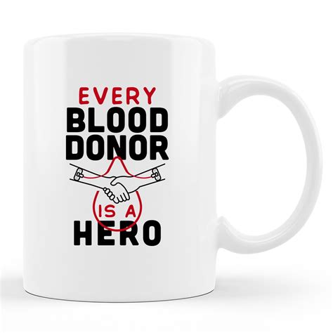 Blood Donor Mug Blood Donor Gift Donate Blood Mug Give Blood Mug