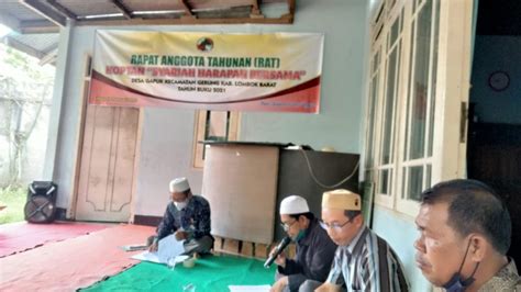 Bkdpsdm Rapat Anggota Tahunan Rat Koptan Syariah Harapan Bersama