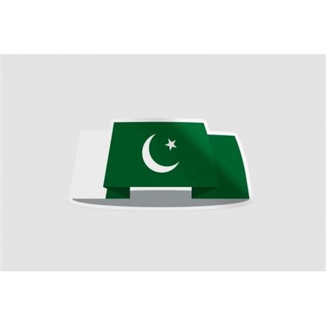 Pakistan Flag Style 52 Sticker Decalshouse