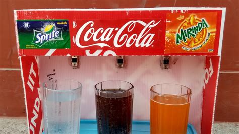 How To Make Coca Cola Soda Fountain Machine At Home Youtube