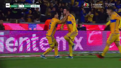 Video Resultado Resumen Y Goles Tigres Vs Pumas 1 1 Semifinal Liga