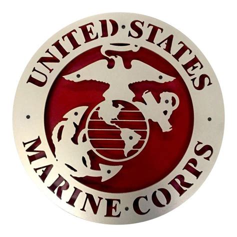 Usmc Marine Corps Plaque Marines Anchor Wall Art Eagle Wall Art Steel Wall Art