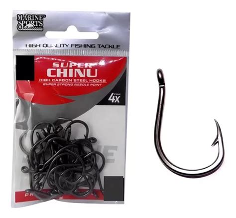 Kit C 50 Anzol Pesca Super Chinu 4x Black Marine Sports N 07 MercadoLivre