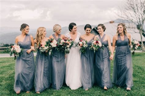 Top Dusty Blue Bridesmaid Dress Looks Brideside Blog Bridesmaid