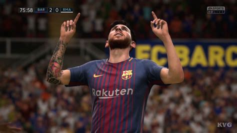 FIFA 18 FC Barcelona Vs Real Madrid CF Gameplay HD 1080p60FPS