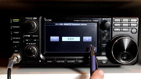 Icom Ic A To Z Ci V Settings Youtube