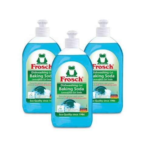 Lavalozas Antigrasa Frosch Bicarbonato De Sodio 500 Ml X3 Aseo Por Mayor