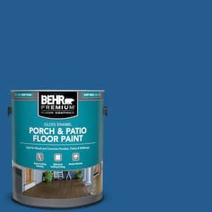 BEHR PREMIUM 1 Gal S H 580 Navy Blue Gloss Enamel Interior Exterior