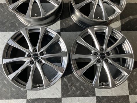 送料込み HOT STUFF Exceeder E ホットスタッフ エクシーダー E J IS PCD H 中古ホイール 本 スバルXV エクシーガ