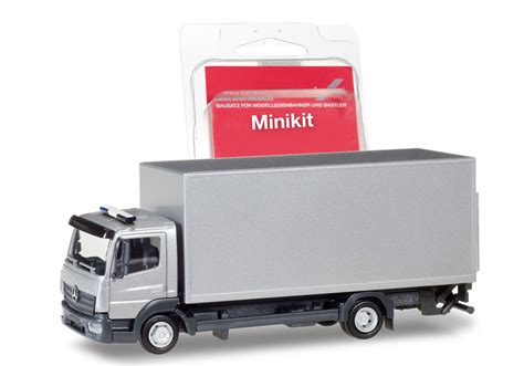 Herpa Herpa MiniKit Mercedes Benz Atego Koffer LKW Mit Ladebordwand