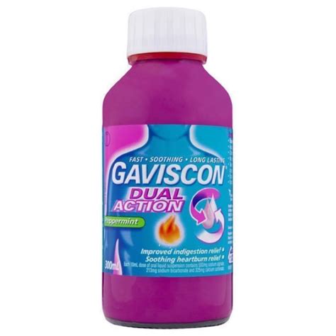 Jual Gaviscon Dual Action Liquid Heartburn And Indigestion Relief 300ml