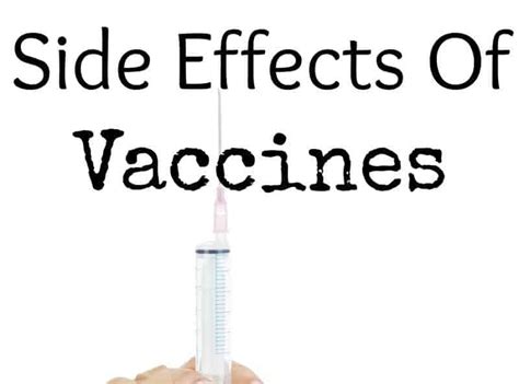 Common Side Effects of Vaccines in Kids