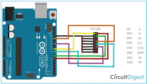 Led Display Board Using P Led Matrix Display And Arduino