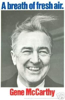 (1557) Eugene McCarthy campaign poster 1968 | #38399949