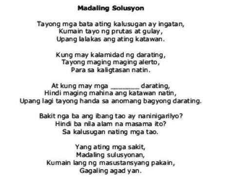 Sumulat Ng Isang Talata Na Binubuo Ng Limang Pangungusap Na