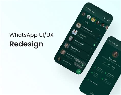 Whatsapp Uiux Redesign Behance