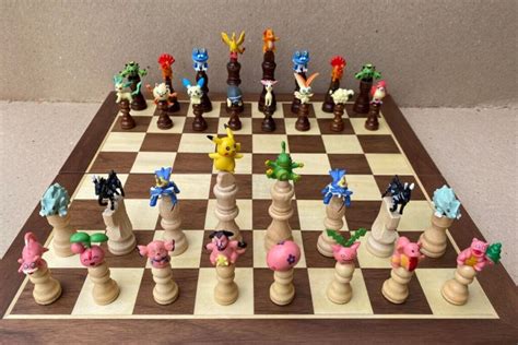 Top Best Pok Mon Chess Sets Maroon Chess