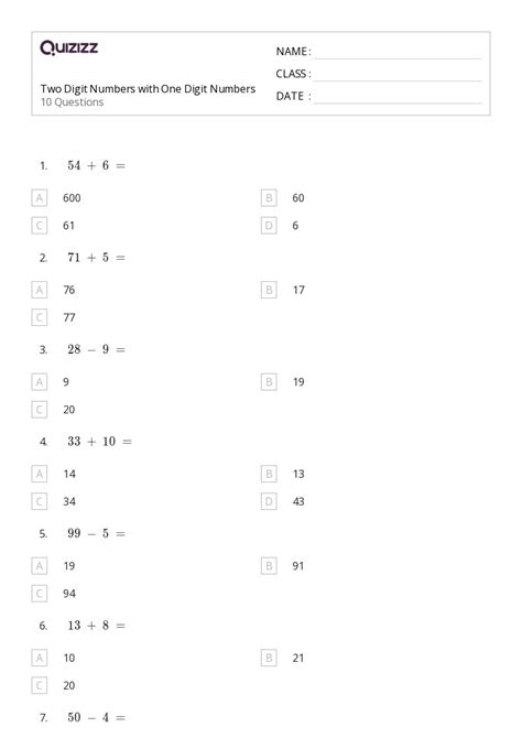 50 Division With Two Digit Divisors Worksheets On Quizizz Free And Printable