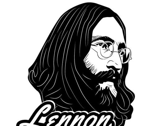 John Lennon SVG