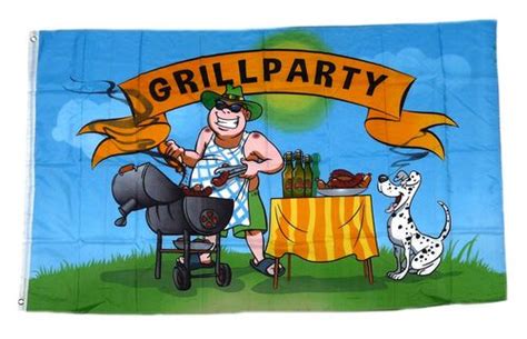 Flagge Fahne Griller Grillparty Grillfahne X Cm Fun Spass