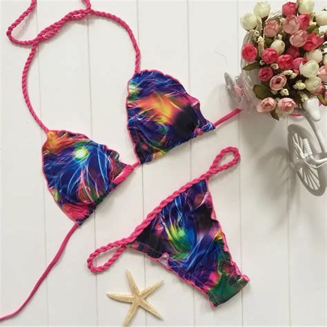 Brazilian Bikini Set 2017 Strój Kąpielowy Bandaż Bikini Plus Size