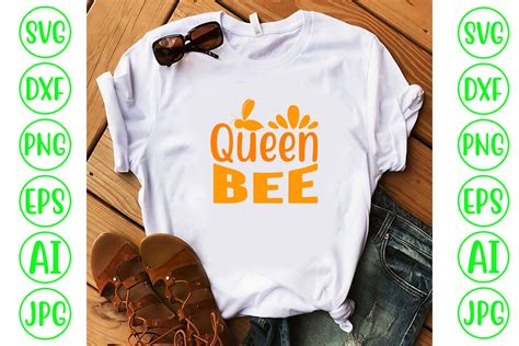 Queen Bee Svg Cut File Graphic By Creativesvg · Creative Fabrica