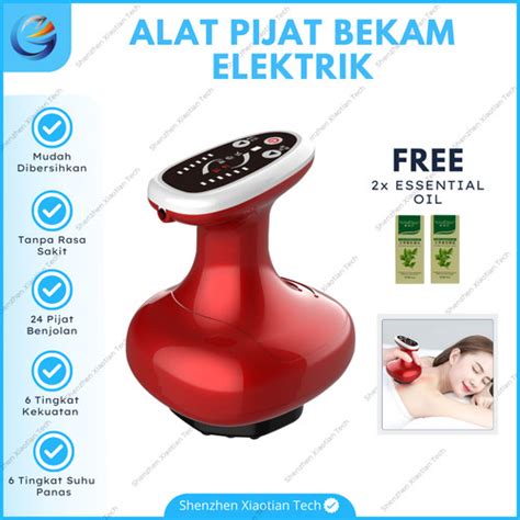 Promo Alat Kerok Kop Electric Alat Pijat Bekam Elektrik Terapi Badan