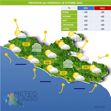 Bollettino Meteo Per OGGI 16 Ottobre 2022 E DOMANI 17 Ottobre 2022