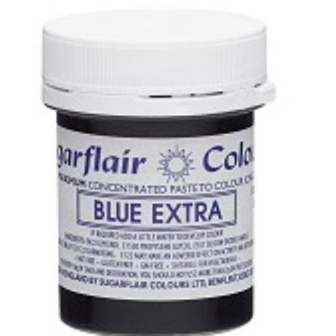 Sugarflair Blue Extra Paste Stuff 4 Cakes