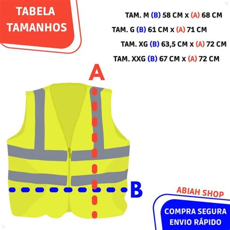 Epi Colete Refletivo Sinalizador Fluorescente X Segurança