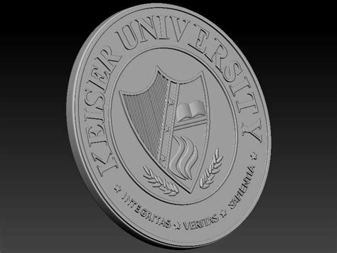 Keiser University Logo 3D model 3D printable | CGTrader