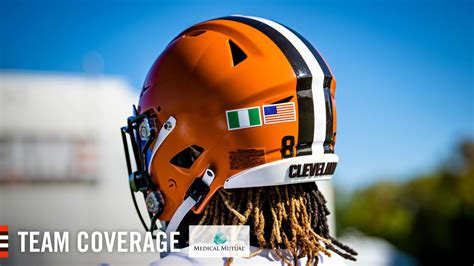 Three Browns players to don international helmet stickers to celebrate ...