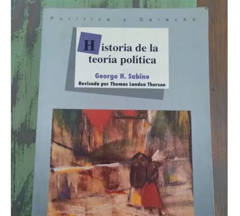 Historia De La Teor A Pol Tica George H Sabine Mercadolibre