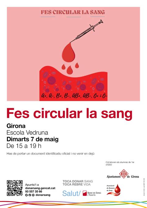 Campanya De Donaci De Sang Escola Vedruna Girona