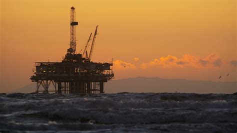 deep sea offshore industrial oil drilling Stock Footage Video (100% ...