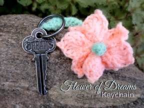 Crochet Flower Keychain | AllFreeCrochet.com