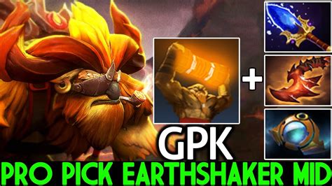 GPK Earthshaker When Top Pro Earthshaker Mid 100 Impact Dota 2 YouTube