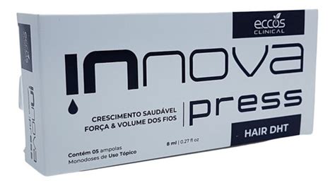 Innova Press Hair Dht Mescla De Ativos Ampolas Ml Eccos