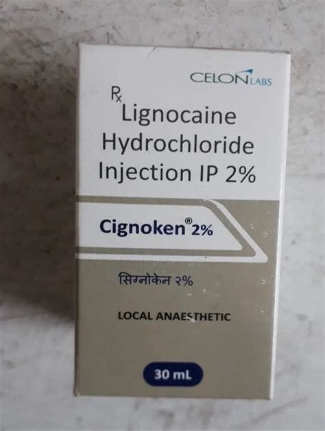 Cignoken 2 Lignocaine Hydrochloride Injection At Rs 26 Vial