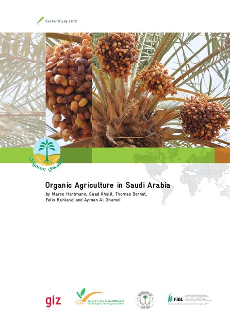 FiBL - Organic agriculture in Saudi Arabia: Sector study