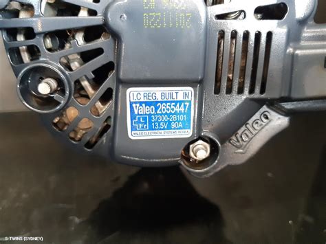 2012 Hyundai Veloster Alternator 0000109113 S TWINS SPARES