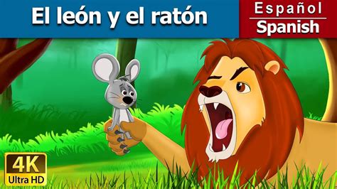 El León Y El Ratón The Lion And The Mouse In Spanish