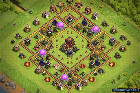 10 Best TH10 Trophy Base Links 2022 (Trophy Pushing) - Best COC Maps