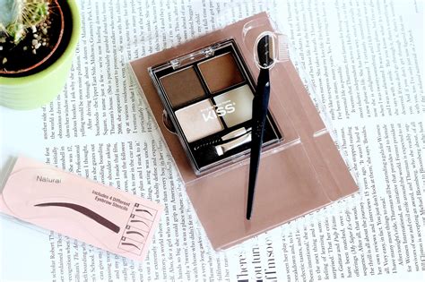 Review Kiss Beautiful Brow Kit The Blushing Giraffe